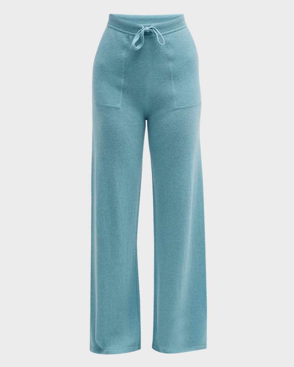 Recycled Cashmere Straight Leg Pants